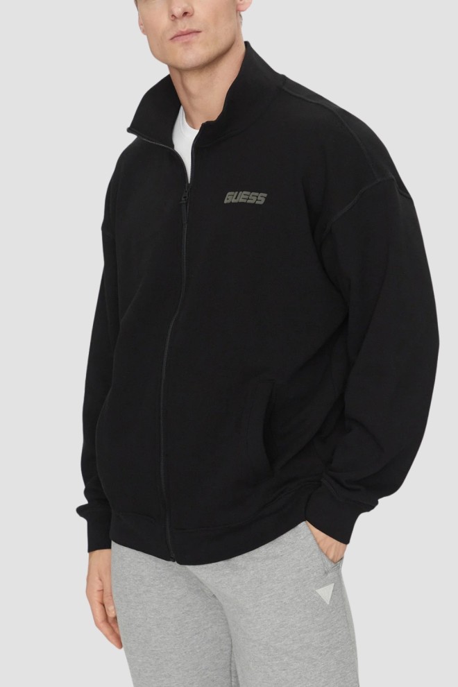 GUESS Czarna bluza męska Emis, Rozmiar L