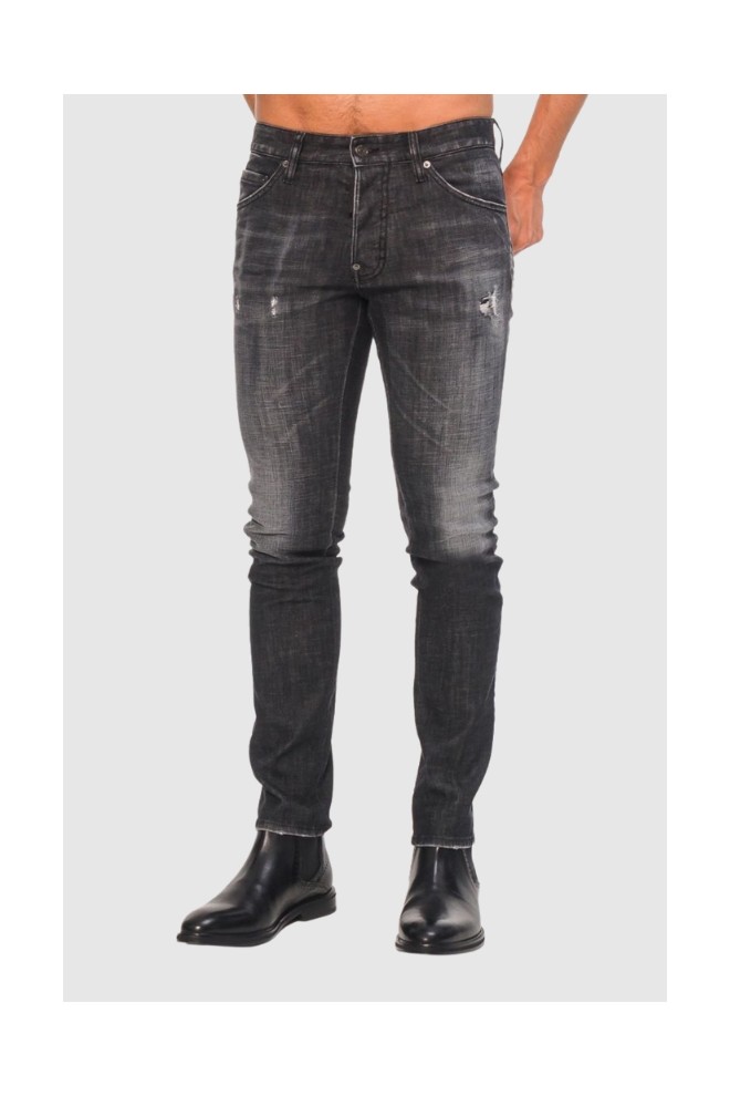 DSQUARED2 Czarne jeansy męskie Cool guy jean, Rozmiar 48