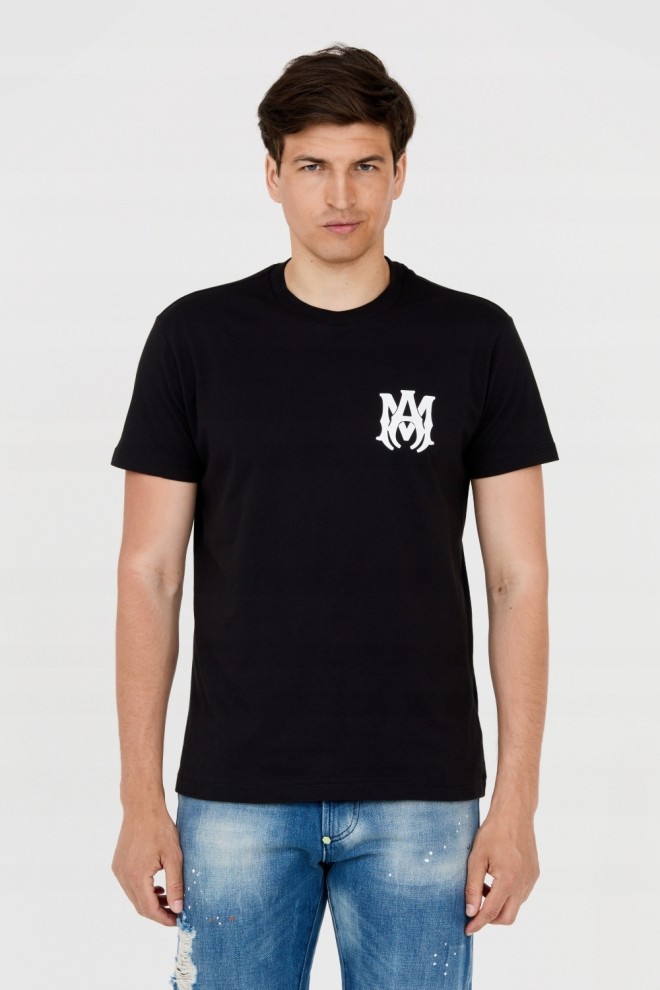 AMIRI T-shirt męski czarny z logo na plecach, Rozmiar XXL
