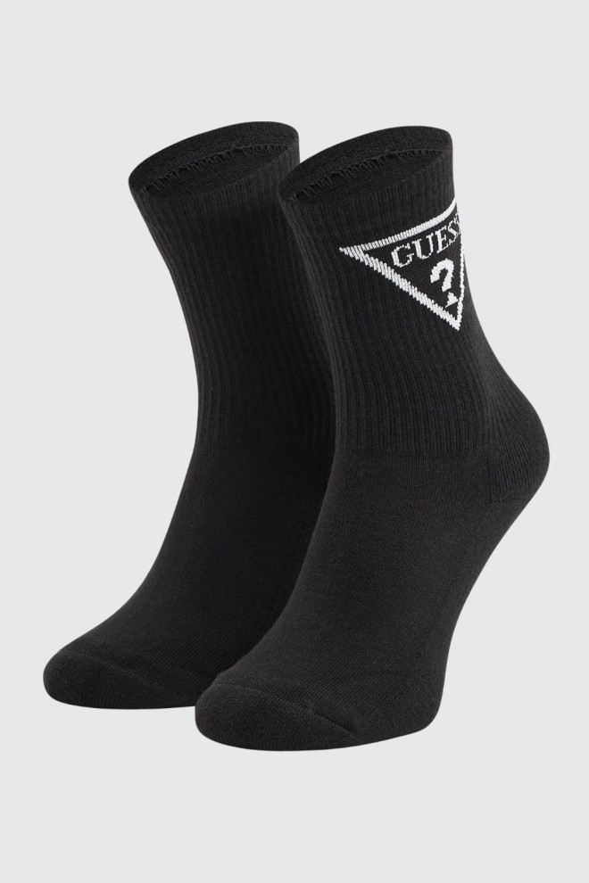 GUESS Czarne męskie sportowe skarpetki