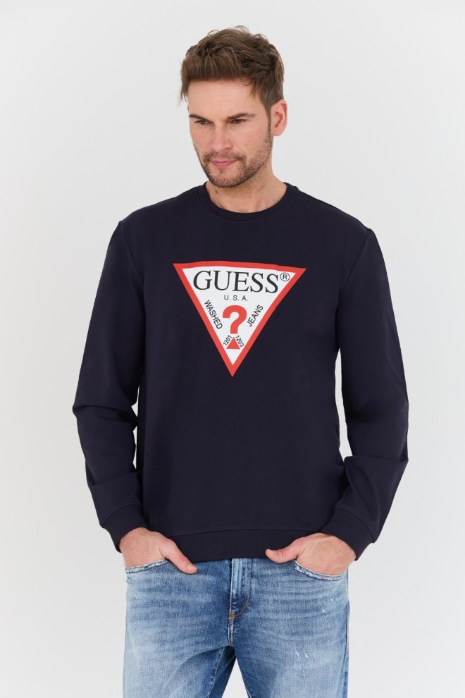 GUESS Granatowa męska bluza Audley, Rozmiar XXL
