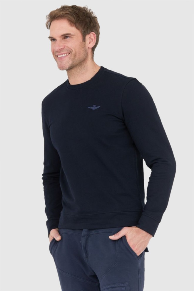 AERONAUTICA MILITARE Granatowa bluza męska, Rozmiar 3XL