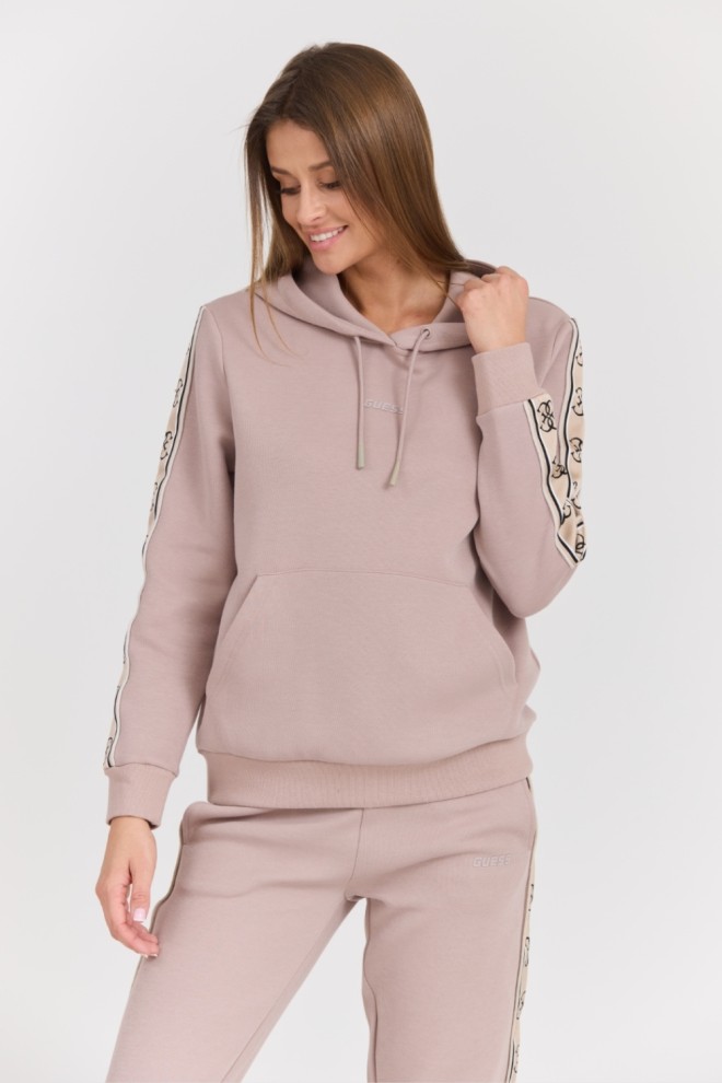 GUESS Damska bluza w kolorze taupe Carla Hooded, Rozmiar XS