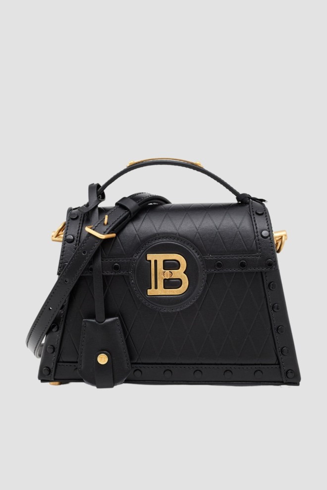 BALMAIN Czarna torebka B-buzz Dynasty-cuir
