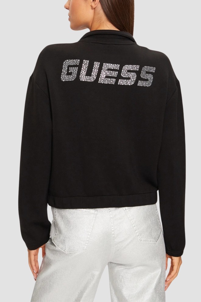 GUESS Czarna damska bluza Cecilia, Rozmiar L