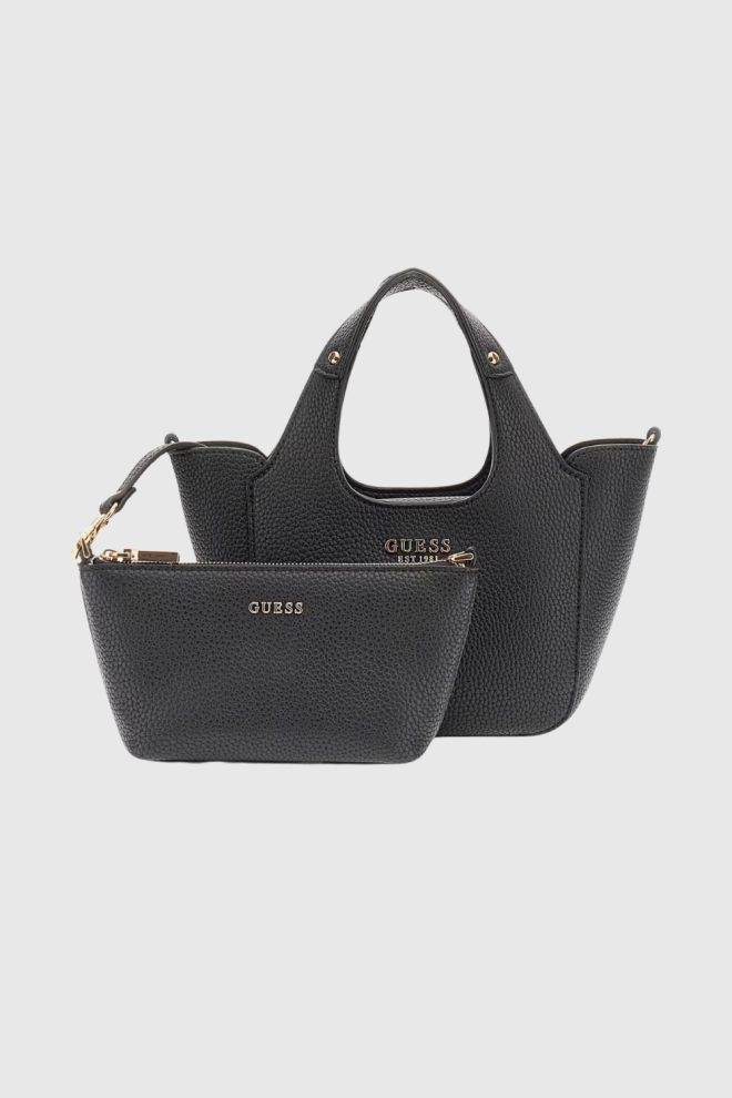 GUESS Czarna torebka damska Calista 2 In 1 Mini
