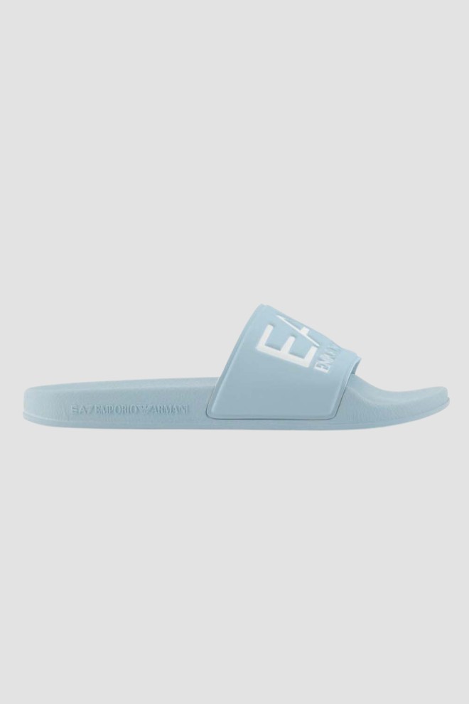 EA7 EMPORIO ARMANI Błękitne klapki Flip flops, Rozmiar 36