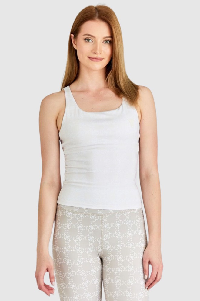 GUESS Sportowy top damski z ozdobnymi plecami, Rozmiar S