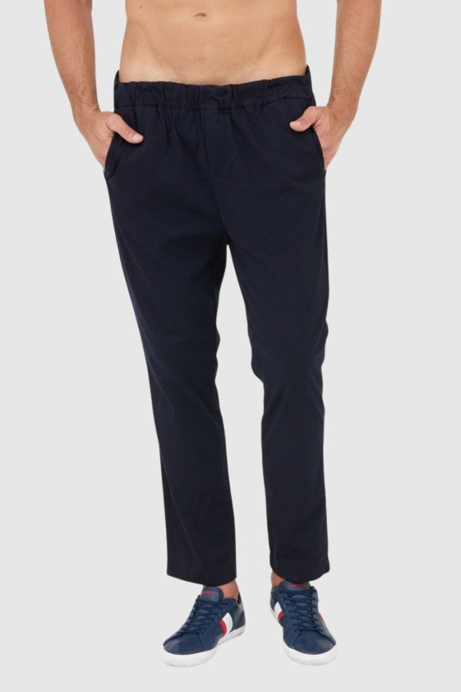 7 FOR ALL MANKIND Granatowe spodnie męskie Jogger Chino, Rozmiar XL
