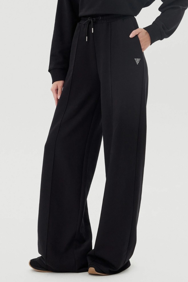 GUESS Czarne dresowe spodnie damskie Primula, Rozmiar XS