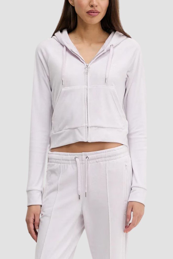 JUICY COUTURE Różowa bluza Madison Outline, Rozmiar S