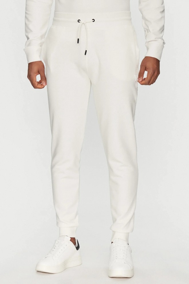 GUESS Białe spodnie męskie Aldwin, Rozmiar L