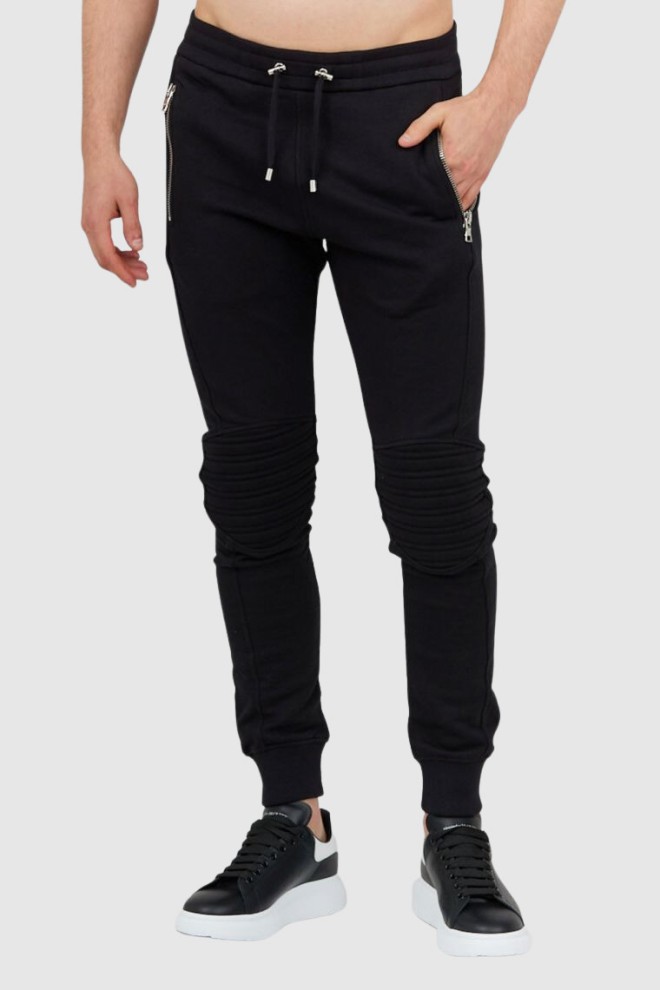 BALMAIN Dresowe spodnie męskie z wypukłym logo, Rozmiar XXXL