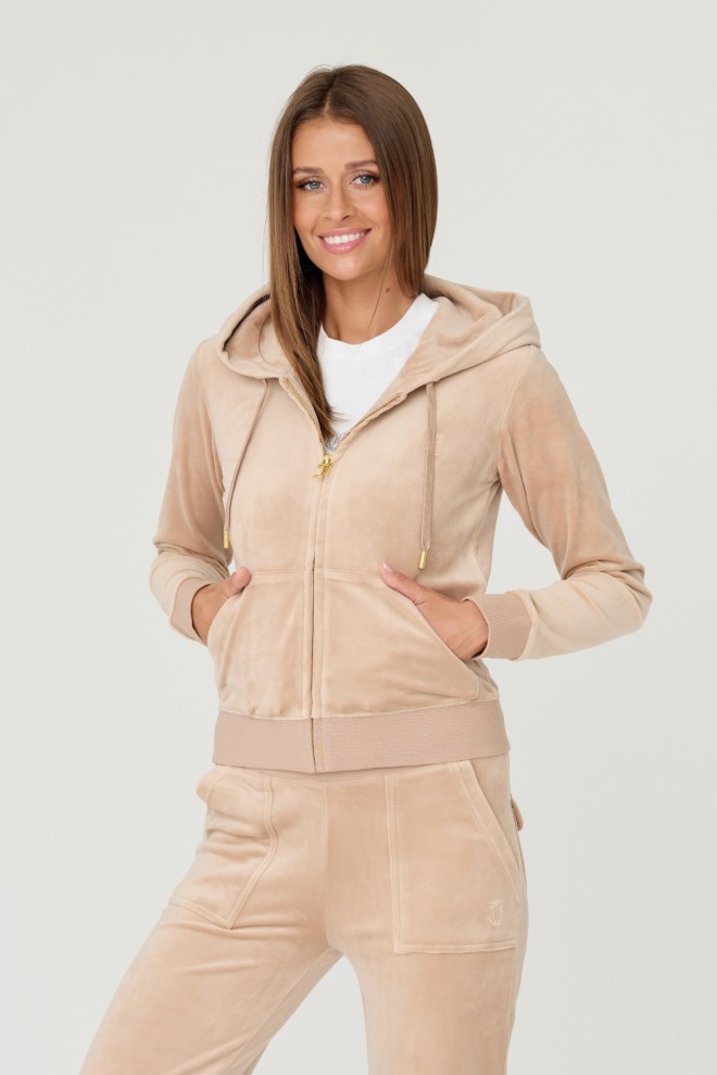 JUICY COUTURE Beżowa damska bluza Robertson, Rozmiar M