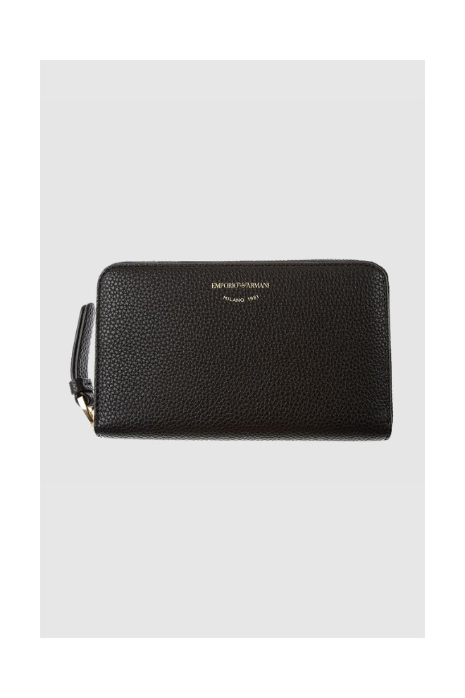 EMPORIO ARMANI Czarny portfel damski