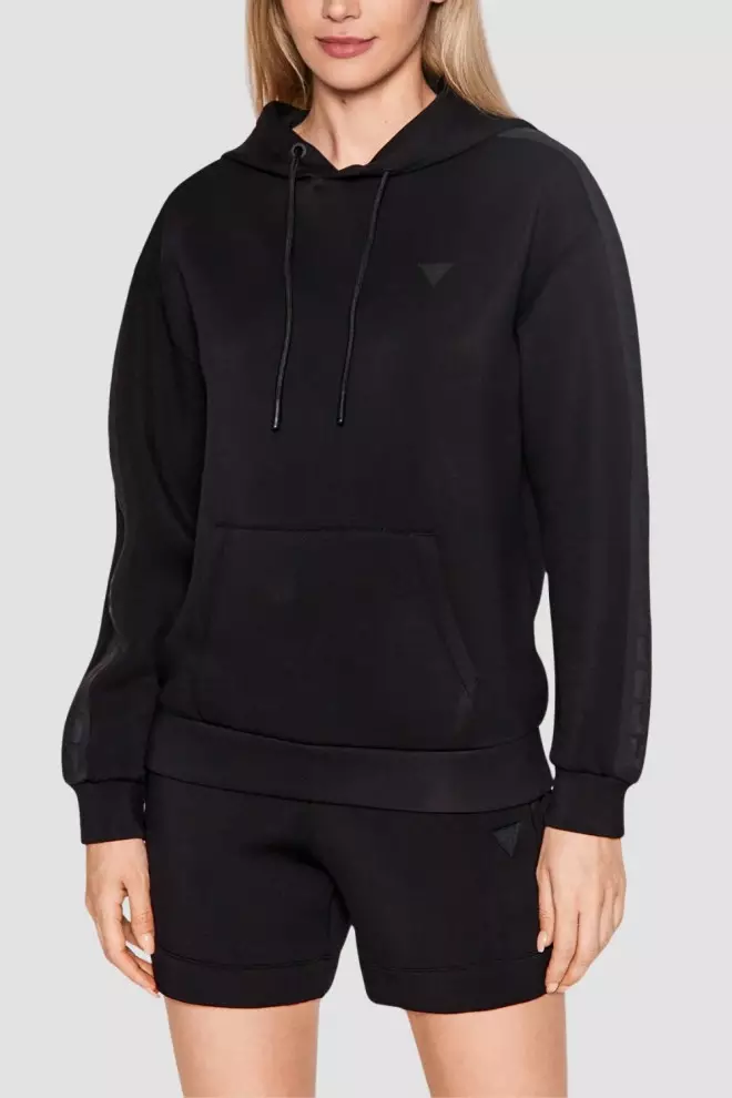 GUESS Czarna bluza damska Brenda, Rozmiar S