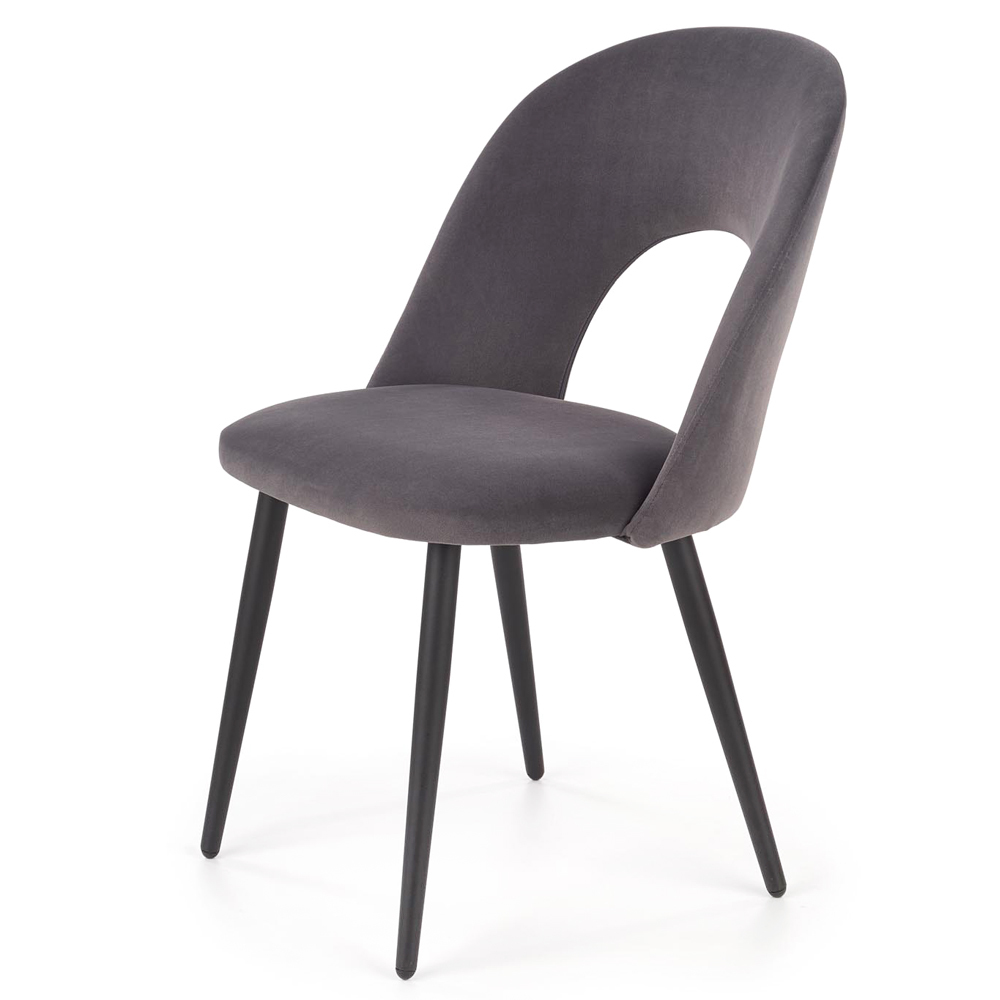 SELSEY Krzesło tapicerowane Beive szare