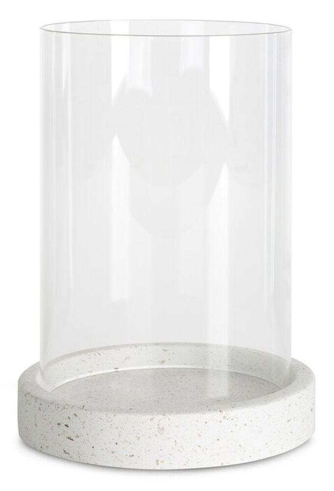 SELSEY Świecznik Kevin średnica 15 cm szklany