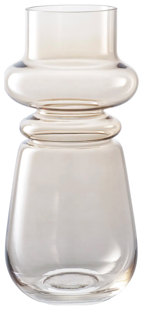 SELSEY Wazon Tivaro 31 cm szkło dymione