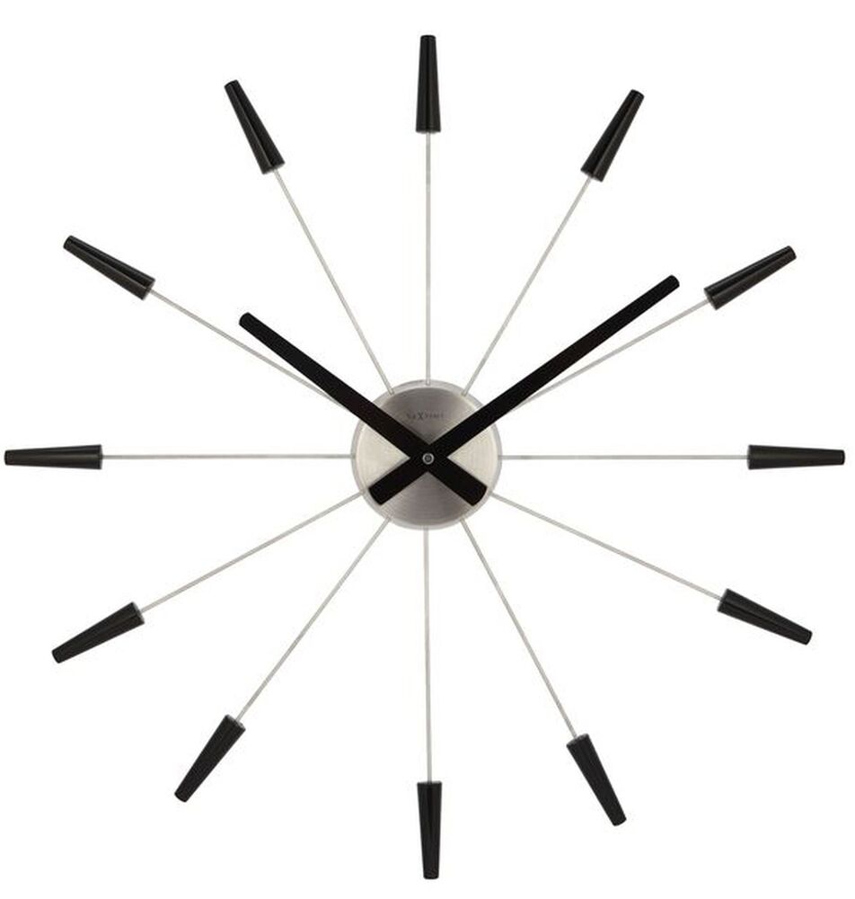 SELSEY Zegar ścienny Plug Inn średnica 58 cm czarny