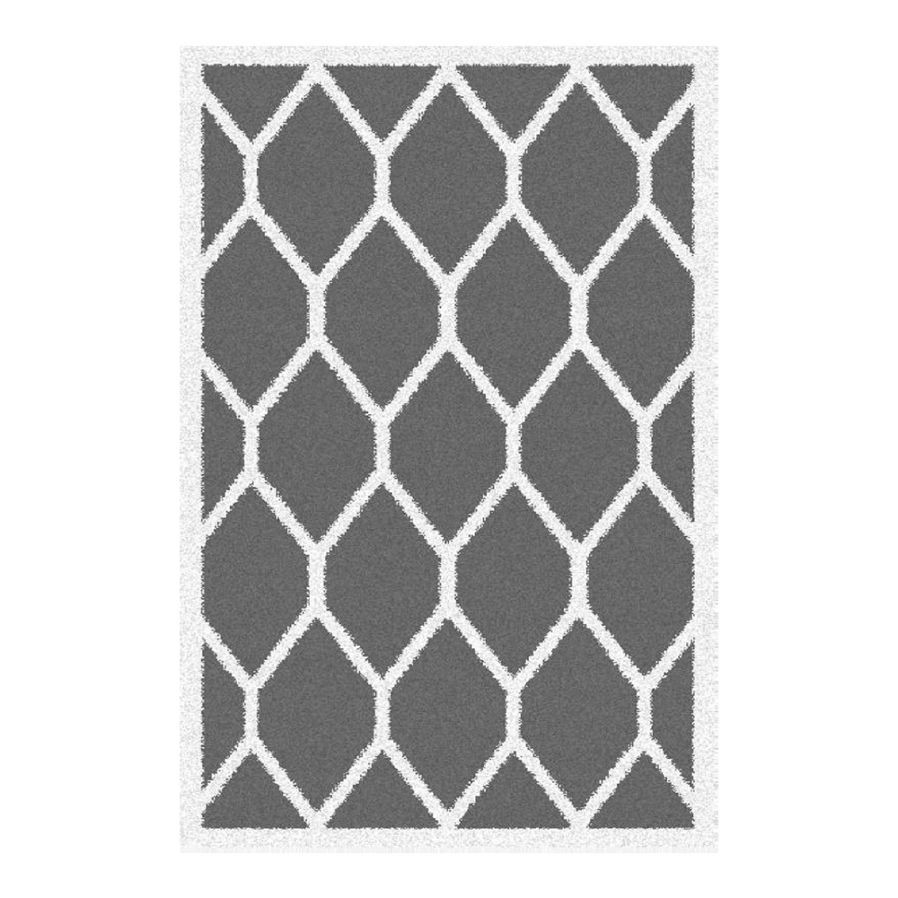 SELSEY Dywan nowoczesny Bonnibion grafitowy