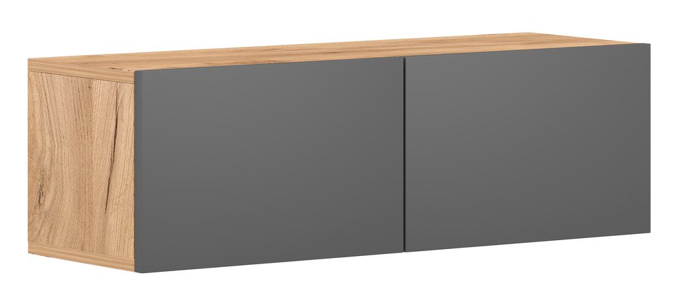 SELSEY Szafka wisząca Pacados Dąb craft złoty/ Grafitowy