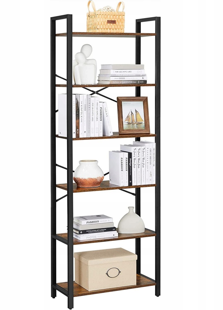 SELSEY Regał na książki Nerammen brąz rustykalny