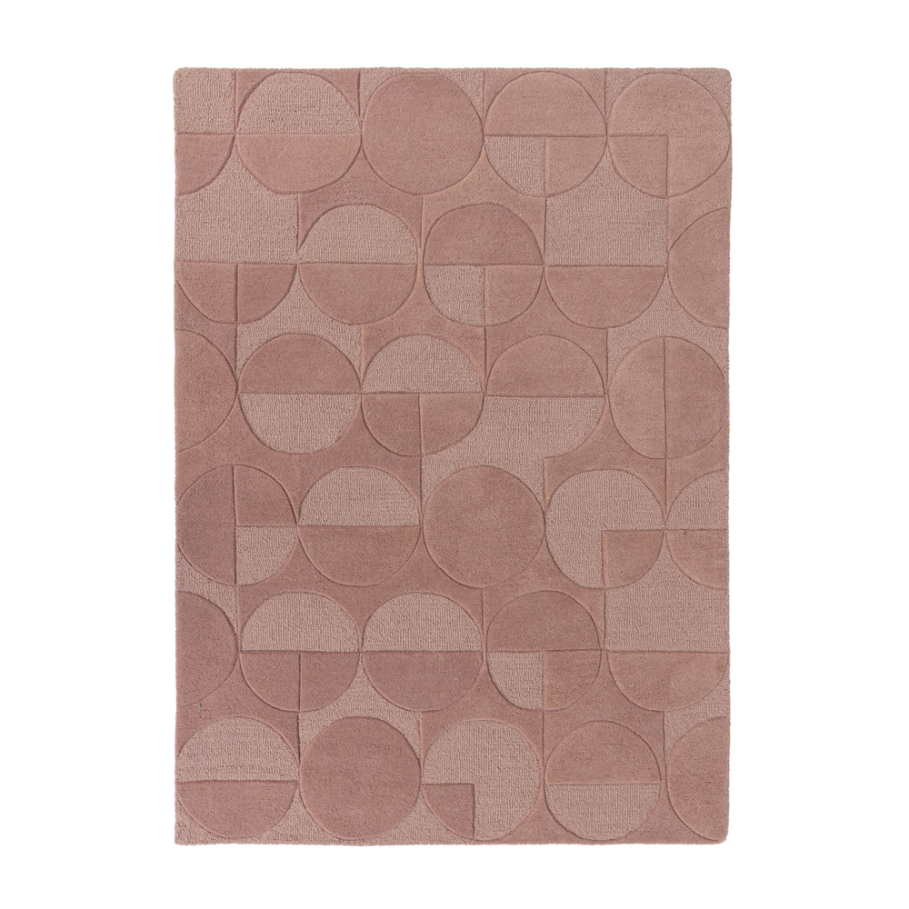 SELSEY Dywan wełniany Gigi zgaszony róż