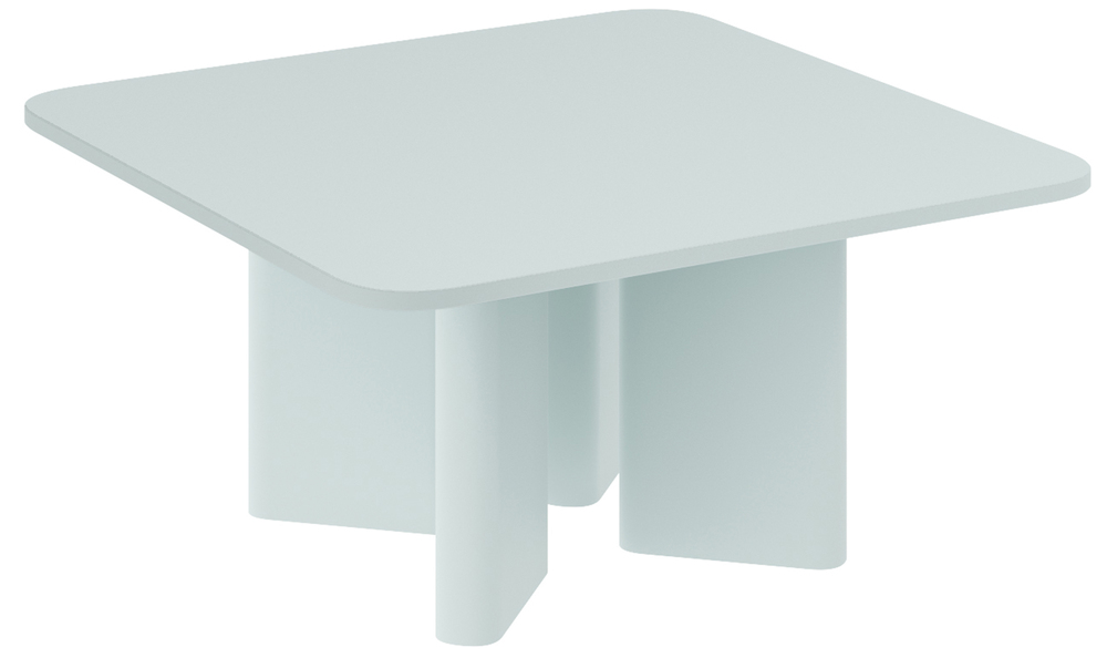 SELSEY Stolik kawowy Rallity 80x80 cm miętowy mat