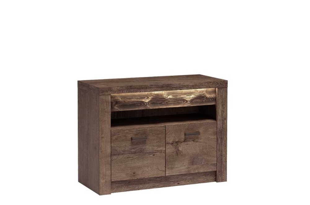 SELSEY Szafka RTV Inaren 96 cm Jesion ciemny