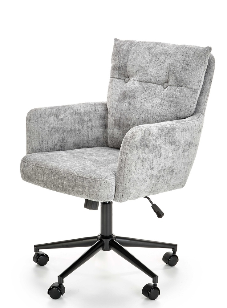 SELSEY Fotel biurowy Hosilk popielaty