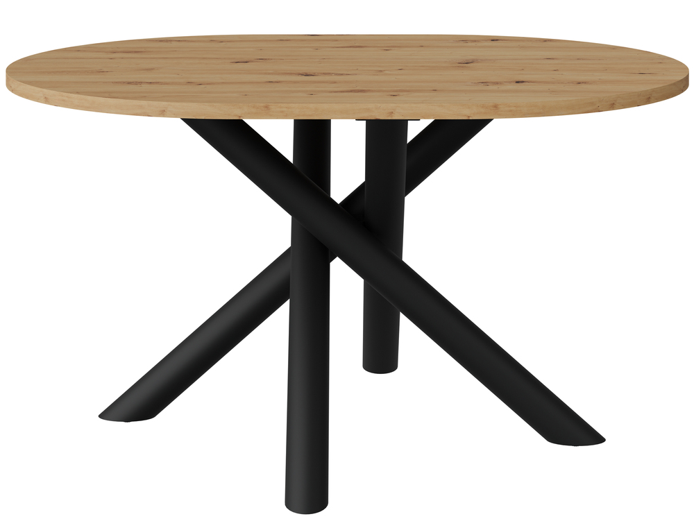 SELSEY Stół owalny Fjorn 138x100 cm dąb artisan