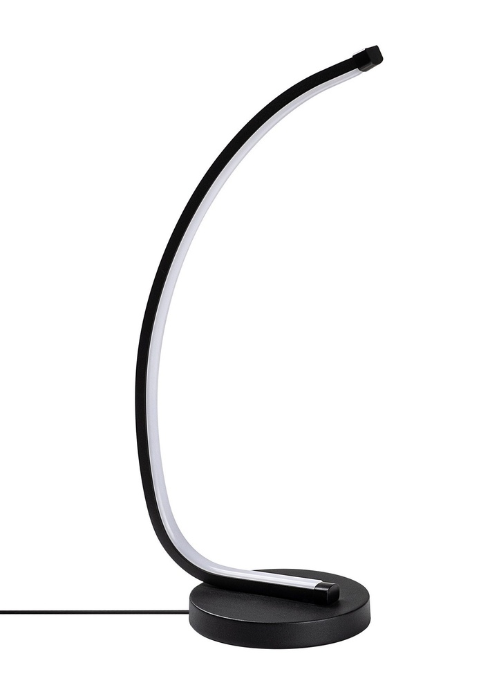 SELSEY Lampka na biurko Basherts 43 cm czarna