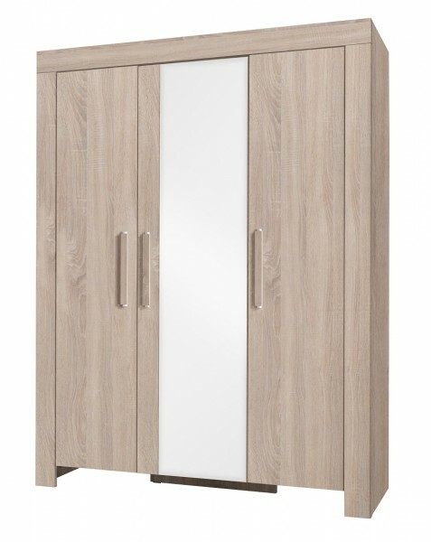 SELSEY Szafa Theon trzydrzwiowa Dąb sonoma