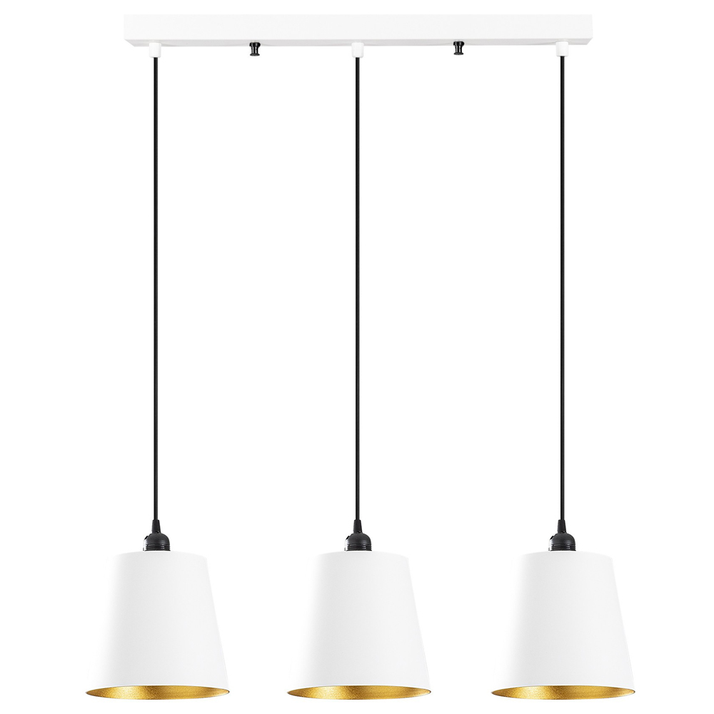 SELSEY Limpa wisząca Edanne x3 biała