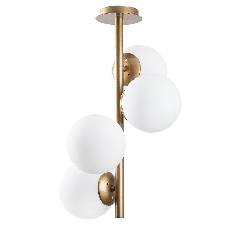 SELSEY Żyrandol Spinoza x4 złoty