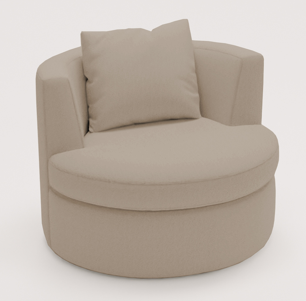 SELSEY Fotel kubełkowy Tollentino brązowy velvet łatwoczyszczący