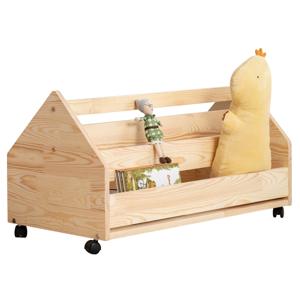 SELSEY Skrzynia na zabawki Lurti w kształcie domku 60 cm