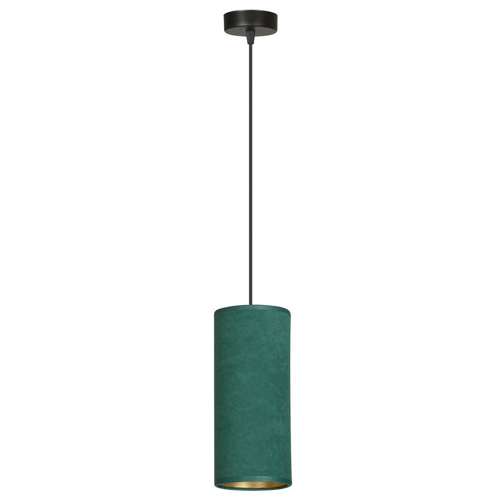 SELSEY Lampa wisząca Bonett średnica 10 cm zielona