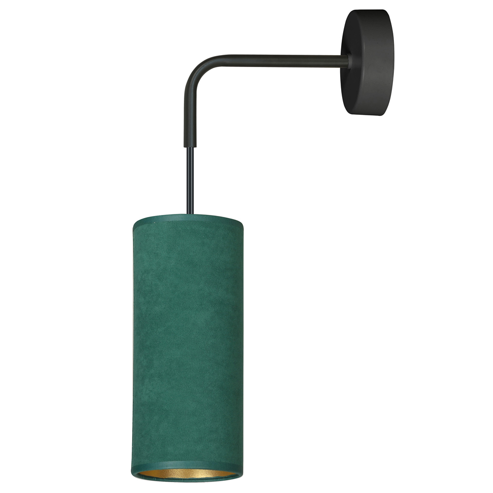 SELSEY Kinkiet ścienny Bonett średnica 10 cm zielony