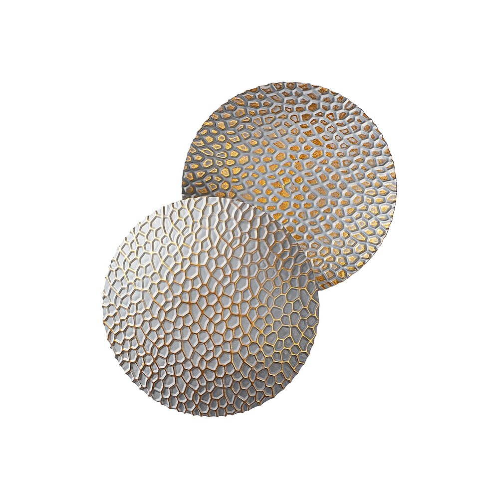 SELSEY Lampa ścienna Graccolle z regulacją złoto-srebrna