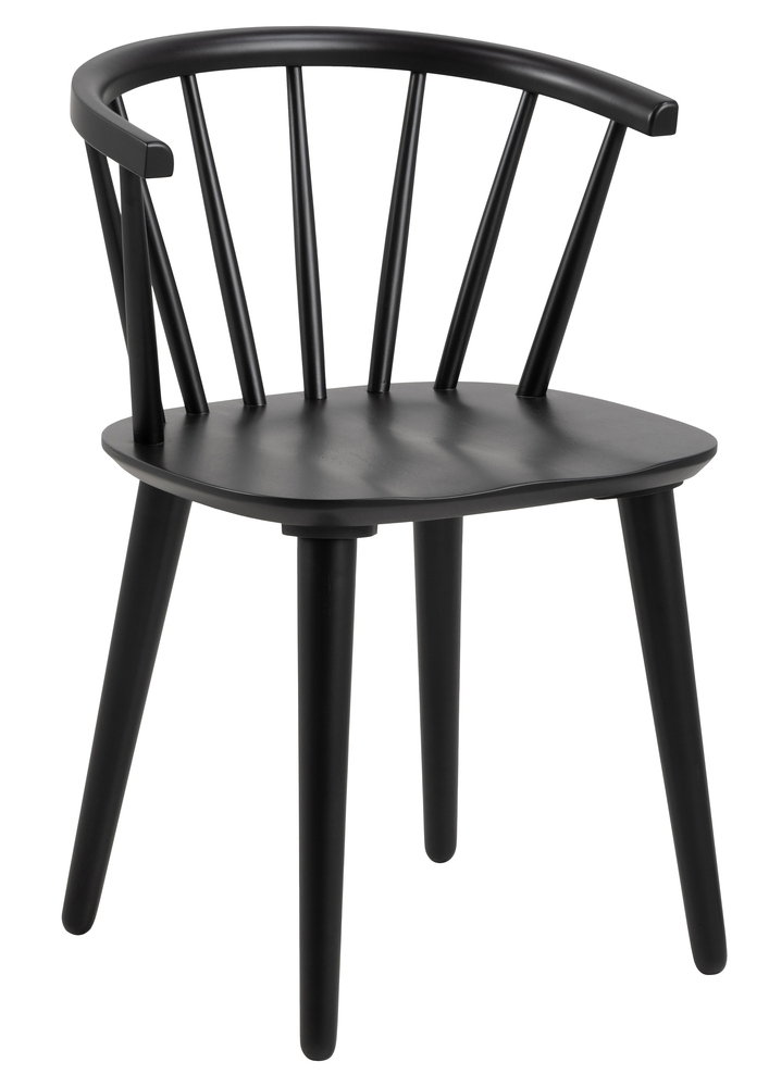 SELSEY Krzesło drewniane Ida patyczak czarne