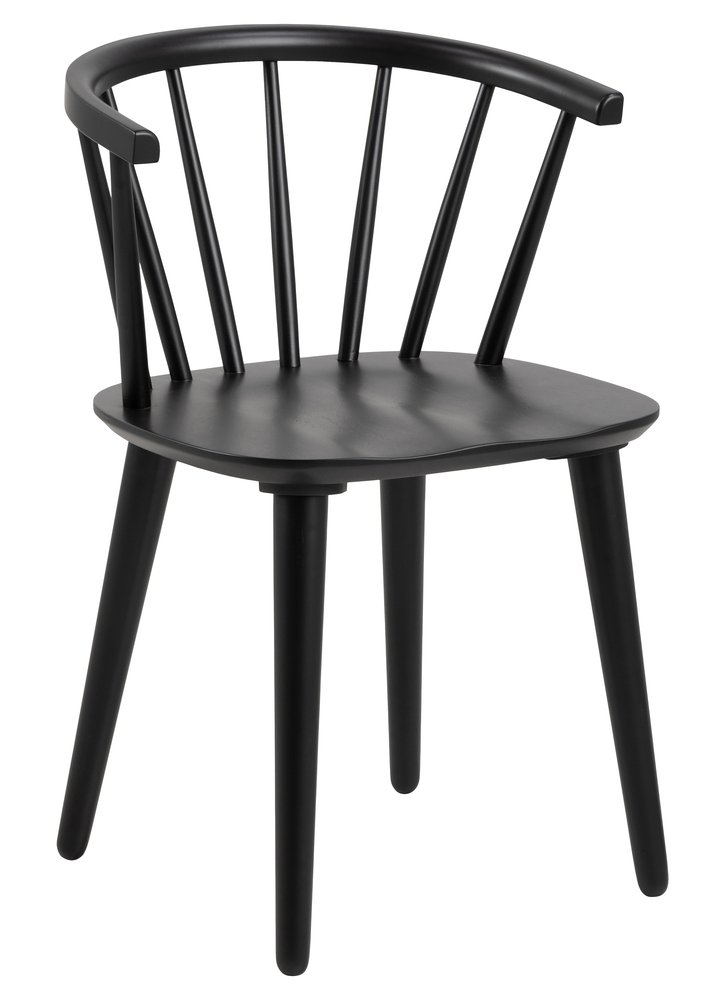 SELSEY Krzesło drewniane Ida patyczak czarne