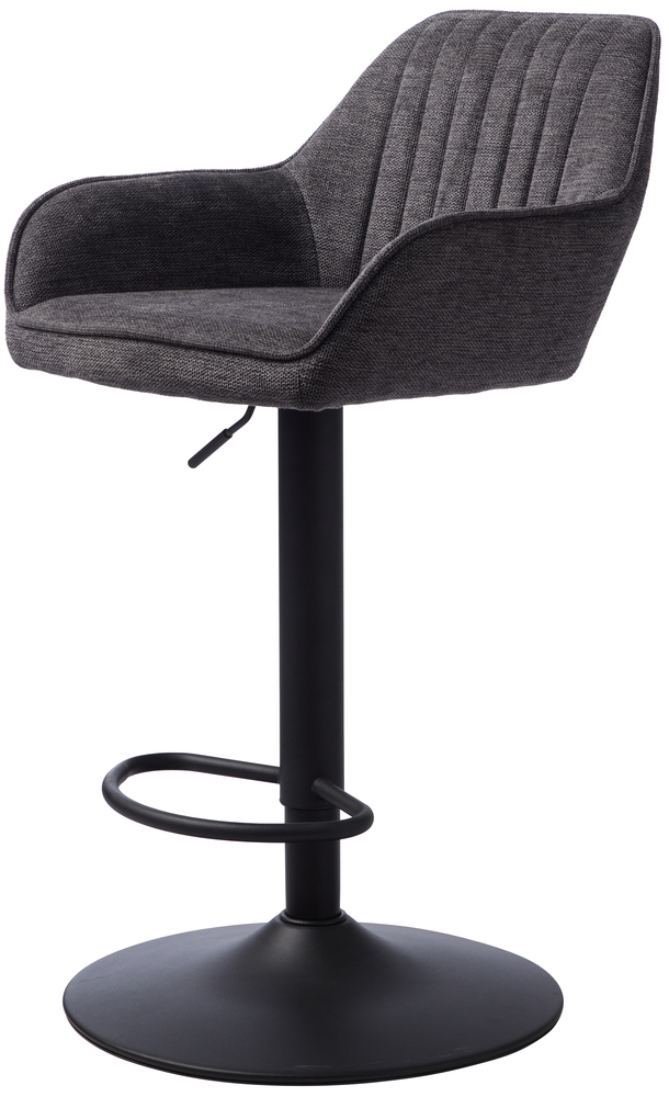 SELSEY Hoker tapicerowany Sevitle grafitowy