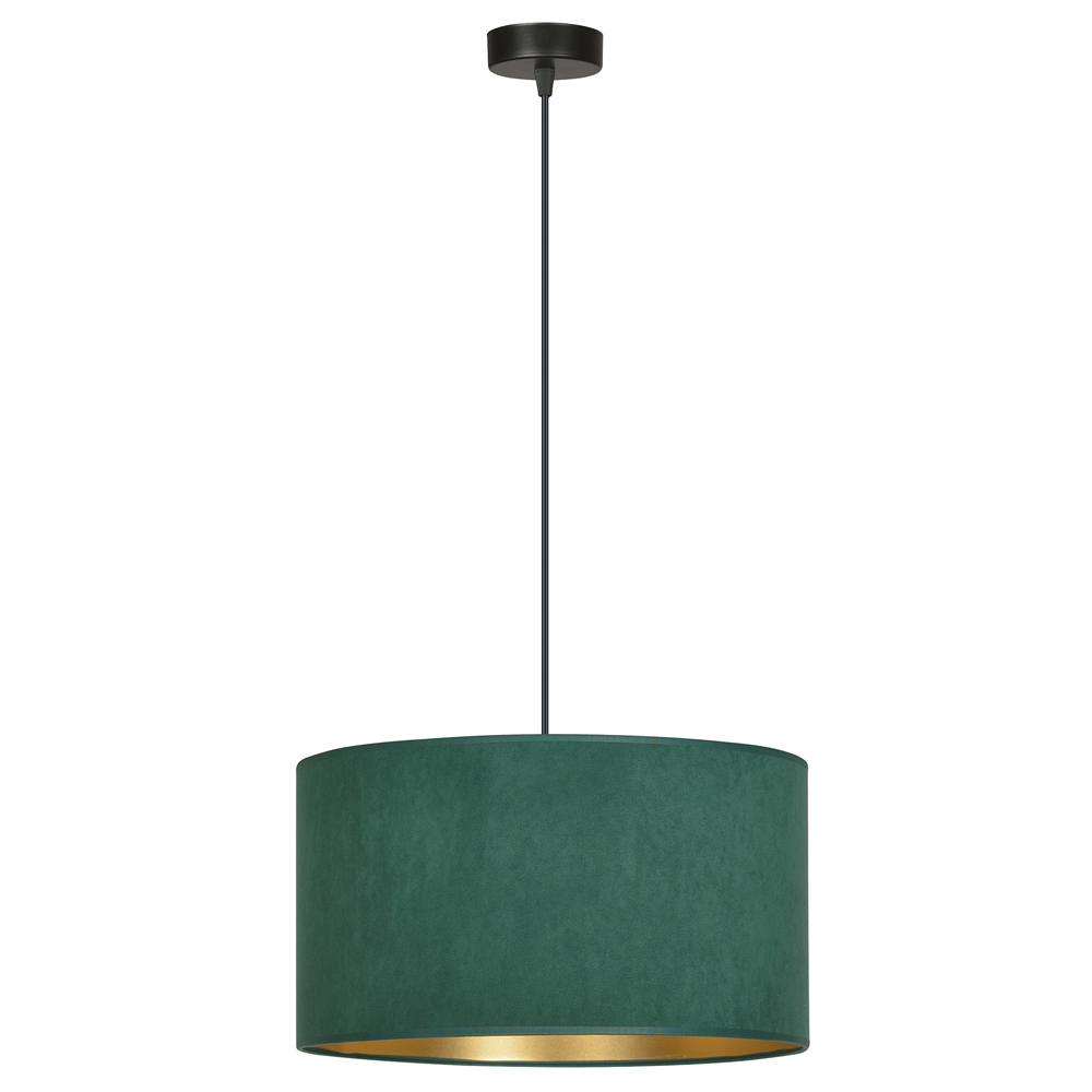 SELSEY Lampa wisząca Hellid średnica 35 cm zielona