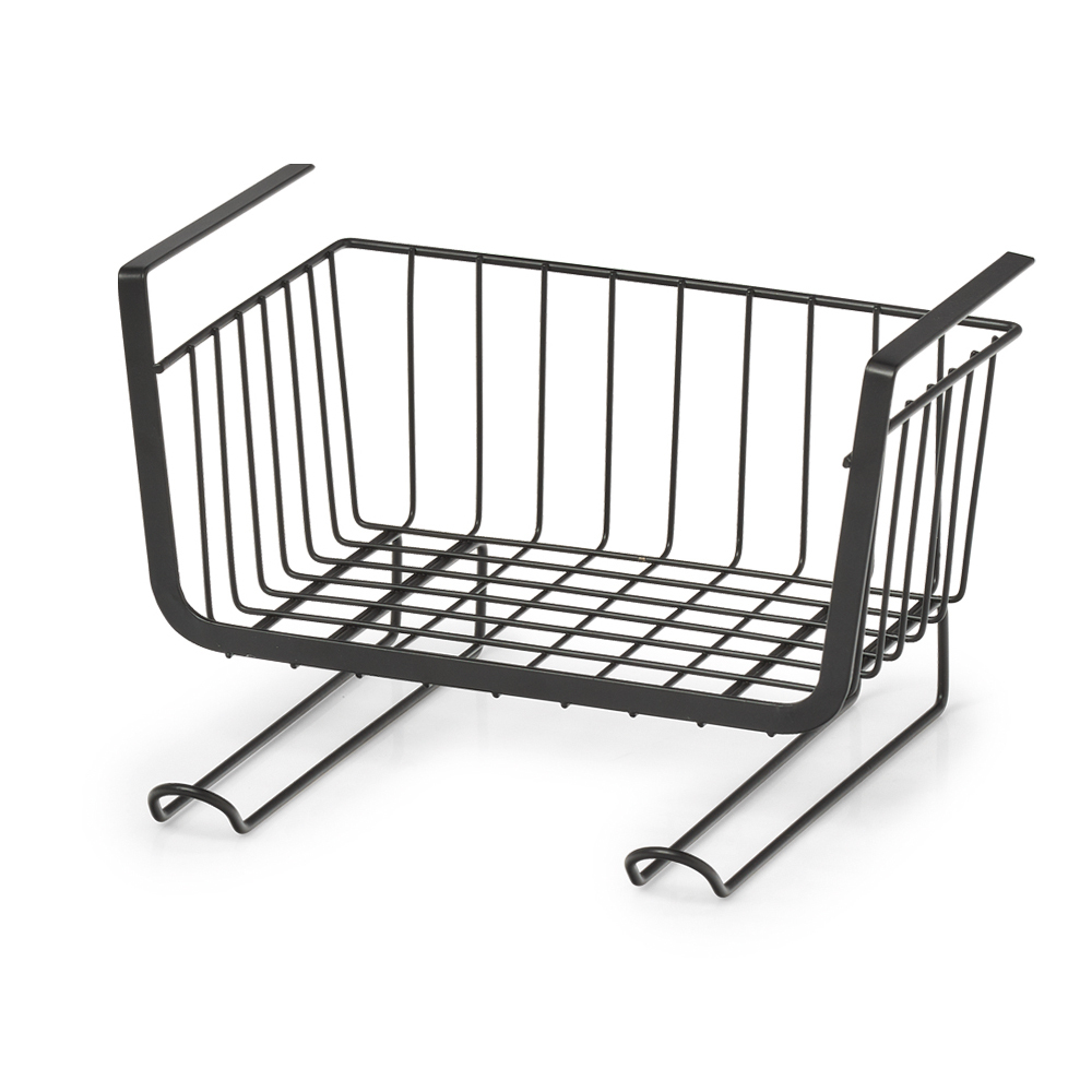 SELSEY Półka podwieszana Mevian z metalu 26x31 cm czarna