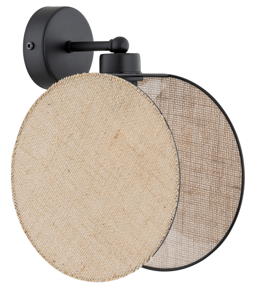 SELSEY Kinkiet Soliess średnica 20 cm kremowy