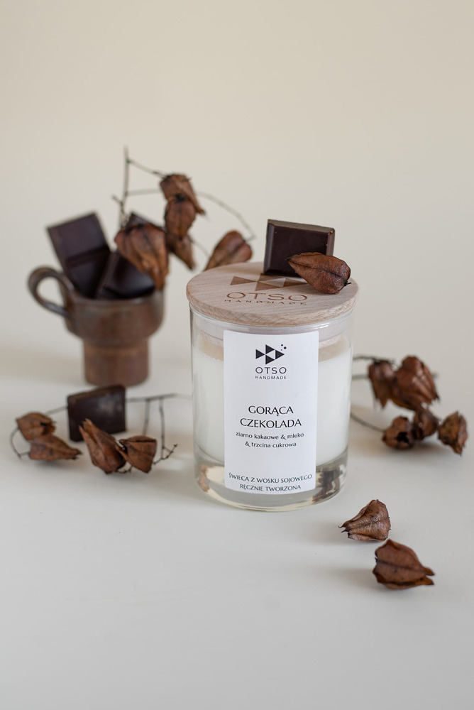 SELSEY Świeca sojowa zapachowa Gorąca czekolada 250 ml