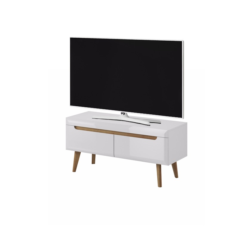 SELSEY Szafka RTV Livinella 107 cm biała