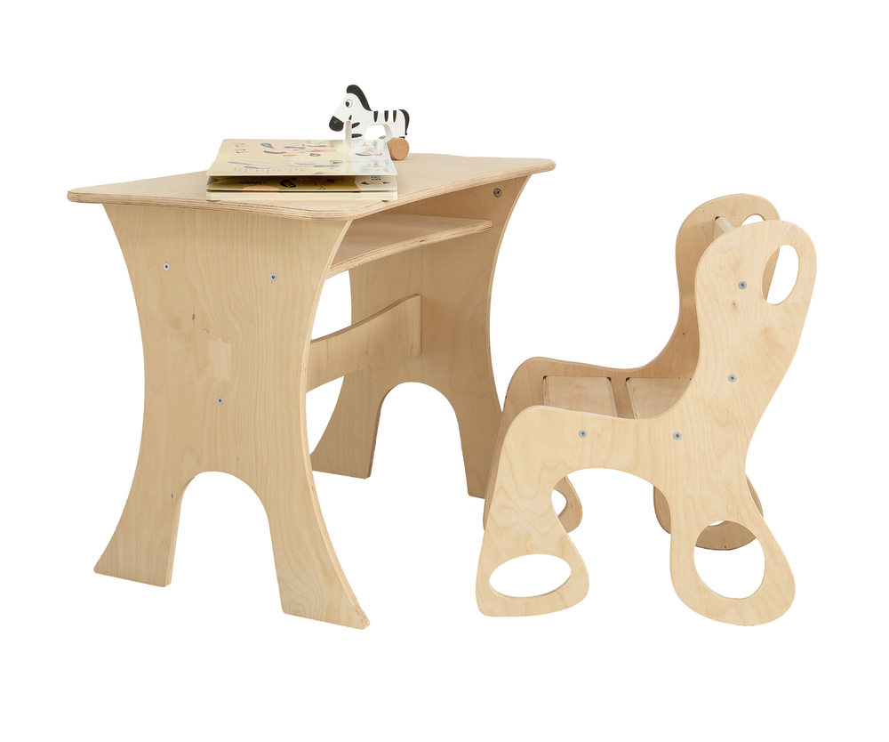SELSEY Stolik dziecięcy Ferioles z krzesełkiem - Certyfikat EN 71